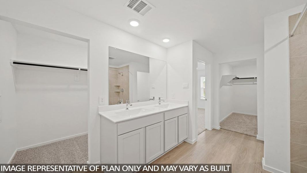 Furnished interior view inside a new home in Harrington Trails at The Canopies, Splendora (Image 5).