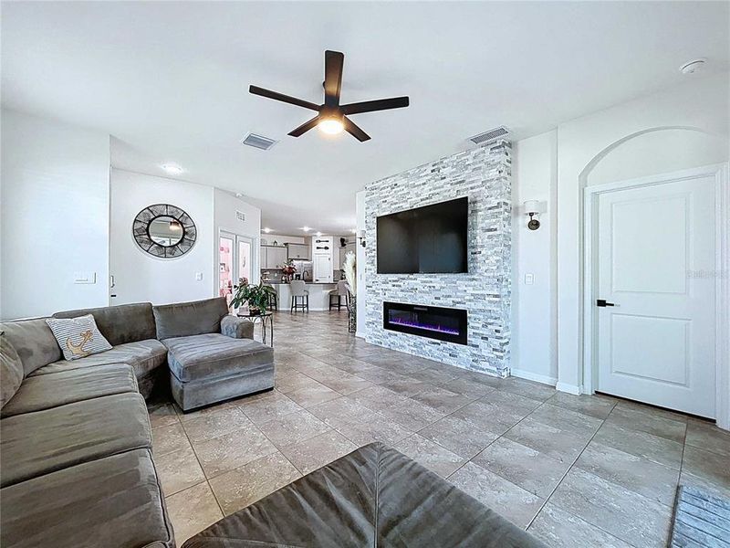 Furnished interior view inside a new home in Mirada, San Antonio (Image 8).