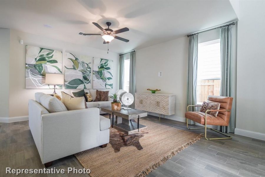 Representative furnished interior of a home built from the Hymeadow 2595 by Brohn Homes in Hymeadow, Maxwell (Image 26).