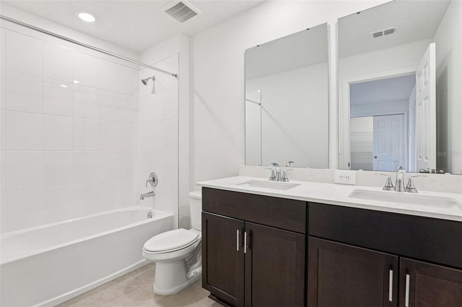 Furnished interior view inside a new home in The Meadow at Crossprairie, St. Cloud (Image 7).