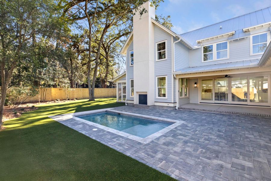 Exterior details and patio area of a home in , Mount Pleasant (Image 3). Exterior details and patio area of a home in , Mount Pleasant (Image 3).