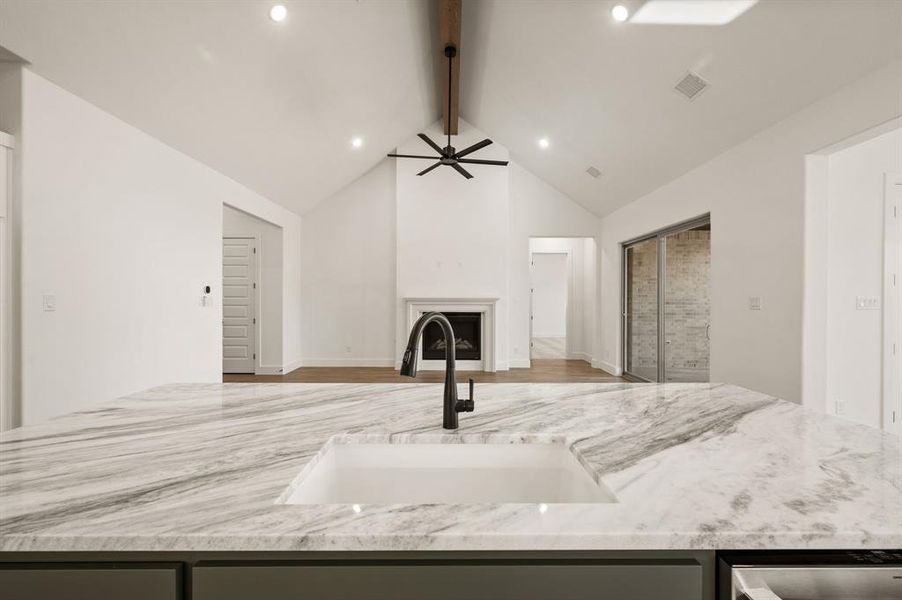 Furnished interior view inside a new home in Parks of Aledo, Aledo (Image 5).