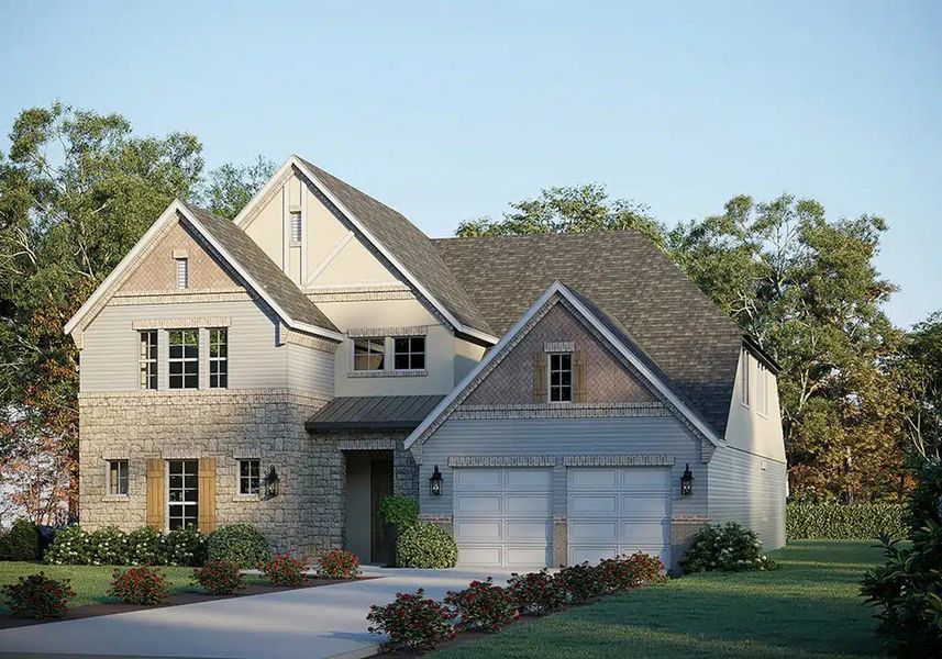 Representative exterior photo of a completed home built from the Kennedy by GFO Home in Walsh Ranch, Aledo, TX (Image 2). Representative exterior photo of a completed home built from the Kennedy by GFO Home in Walsh Ranch, Aledo, TX (Image 2).