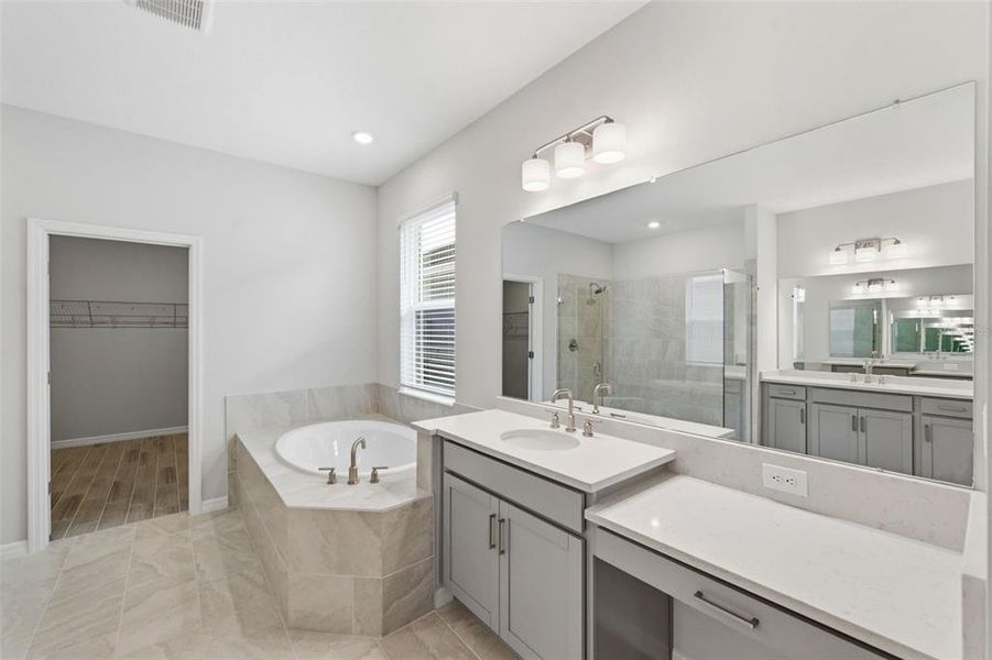 Furnished interior view inside a new home in Hammock at Two Rivers, Zephyrhills (Image 14).