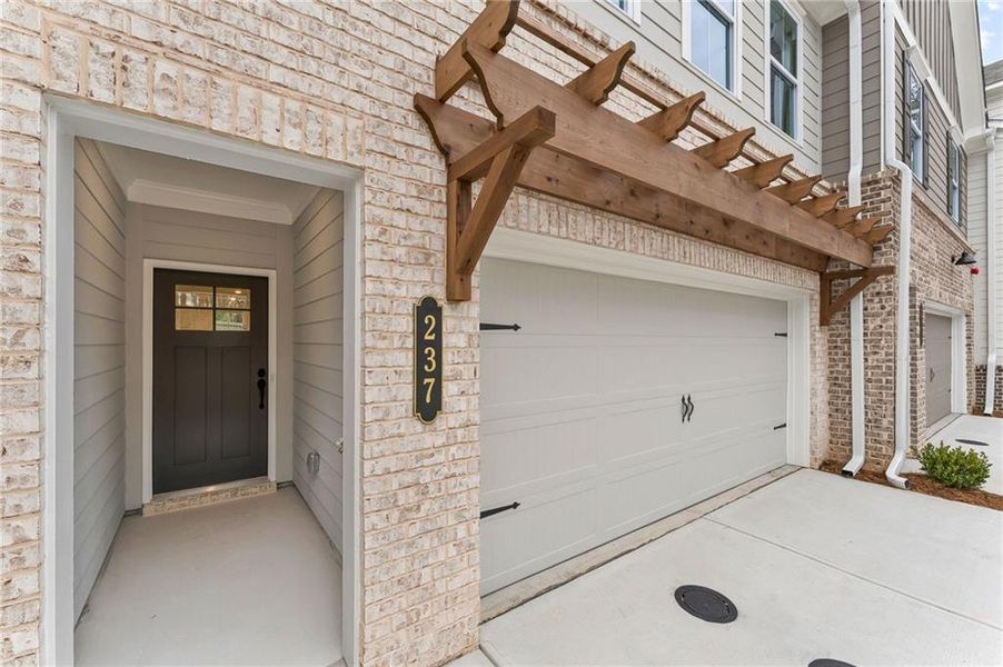 Exterior details and patio area of a home in Wilkins Walk, Mableton (Image 8).