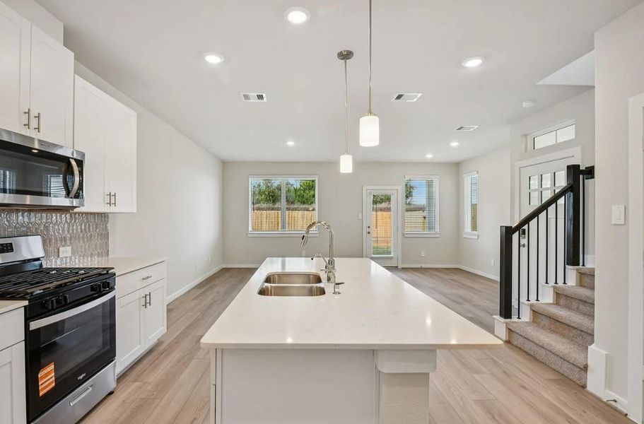 Photo is not of the actual home, but is an inspirational photo of builder’s model home and may depict options, furnishings, and/or decorator features that are not included