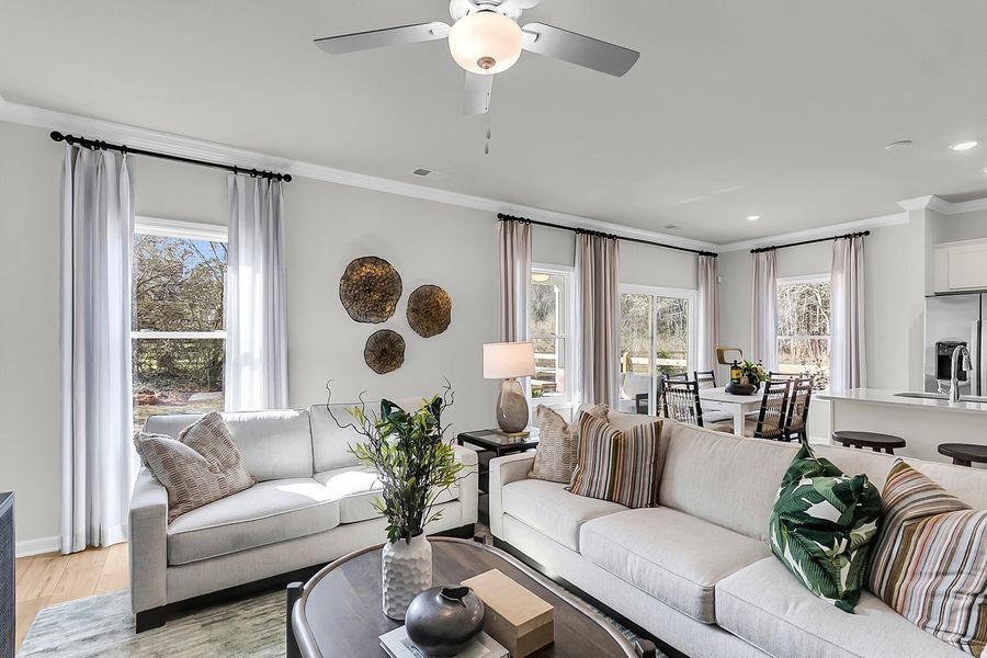 Representative furnished interior of a home built from the Kershaw - Genesis Value Collection by Mungo Homes in Hainer Place, Conway (Image 6).