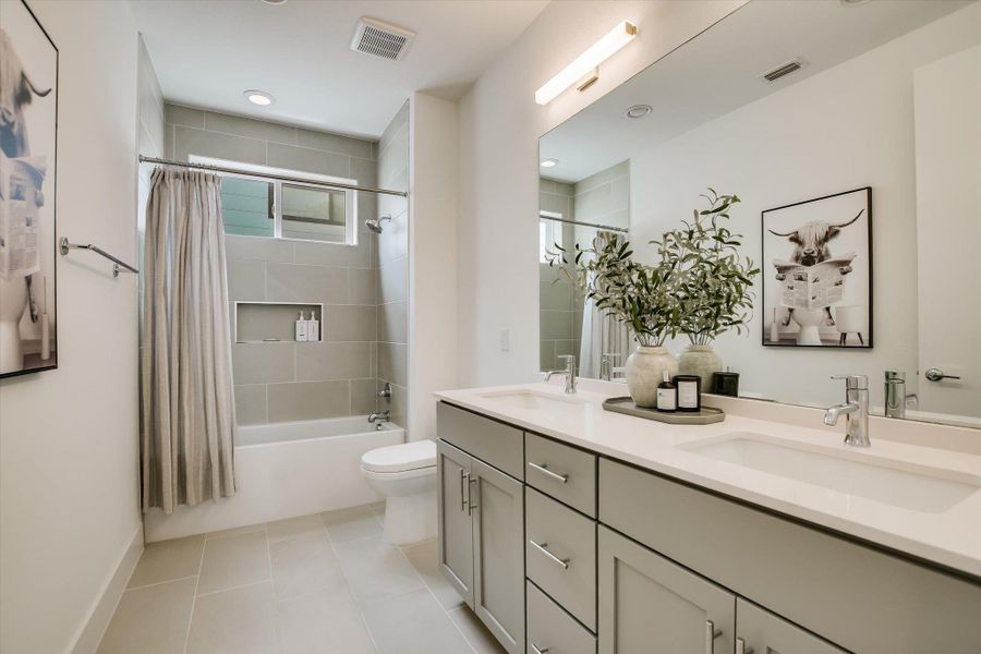 Furnished interior view inside a new home in , Austin (Image 21).