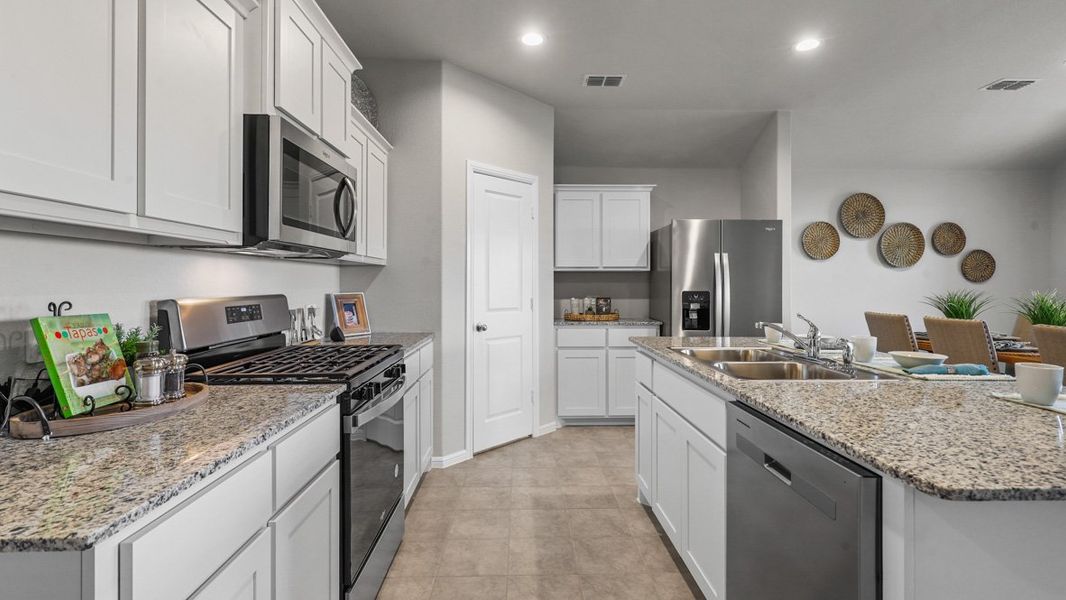 Furnished interior view inside a new home in Cresson Estates, Cresson (Image 6).