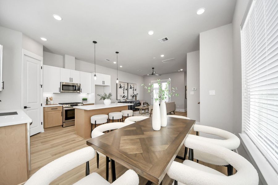 Furnished interior view inside a new home in , Houston (Image 10). Furnished interior view inside a new home in , Houston (Image 10).