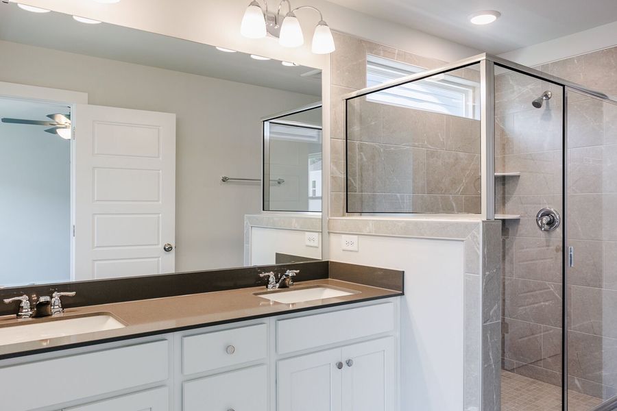 Furnished interior view inside a new home in Vaughan Farms, Angier (Image 10).