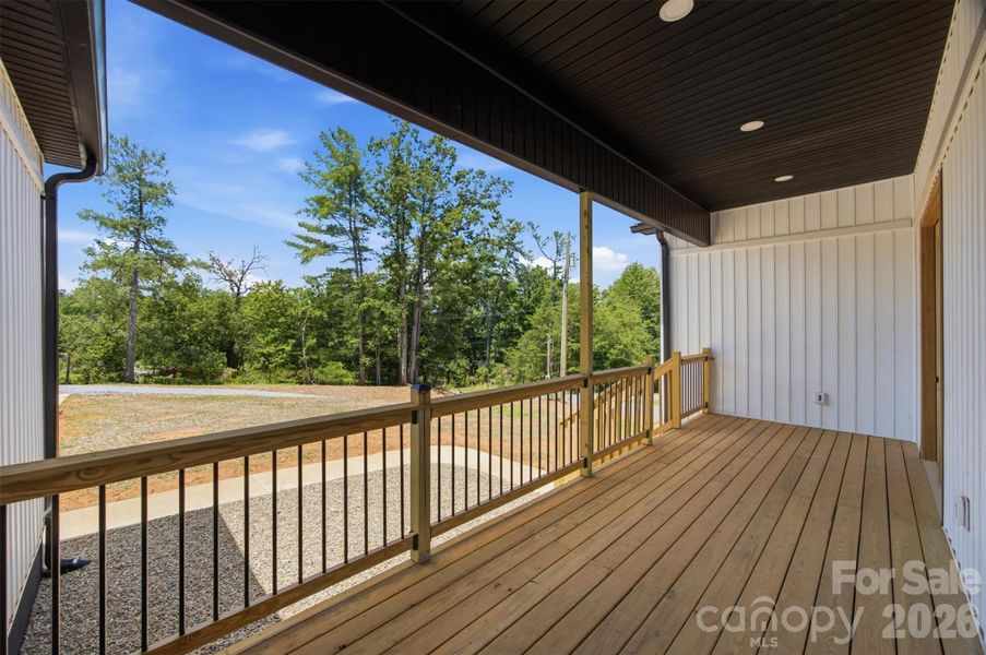 Exterior details and patio area of a home in , Morganton (Image 25).