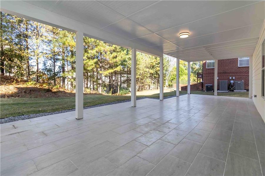 Exterior details and patio area of a home in , Atlanta (Image 32).