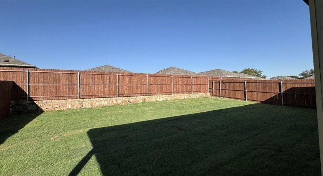 Exterior details and patio area of a home in The Canyons, Keene (Image 3). Exterior details and patio area of a home in The Canyons, Keene (Image 3).