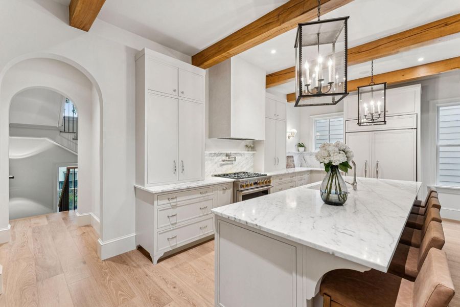 Furnished interior view inside a new home in , Charleston (Image 15).