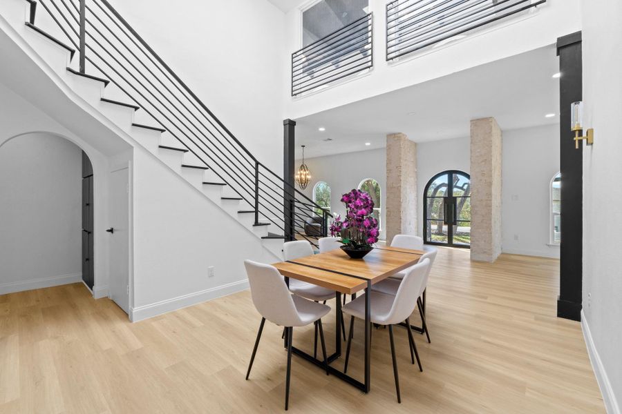 Furnished interior view inside a new home in , Point Venture (Image 6).