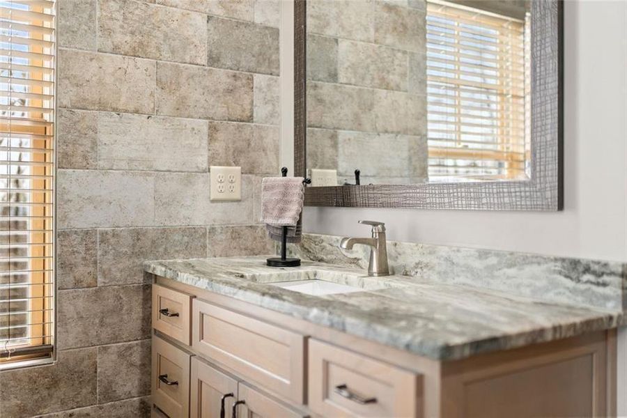 Close-up of interior finishes inside a home in , Cleveland (Image 25).