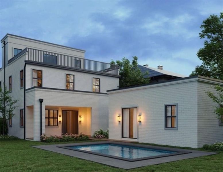 Front exterior of a new home in , Tampa, FL, highlighting curb appeal (Image 9). Front exterior of a new home in , Tampa, FL, highlighting curb appeal (Image 9).