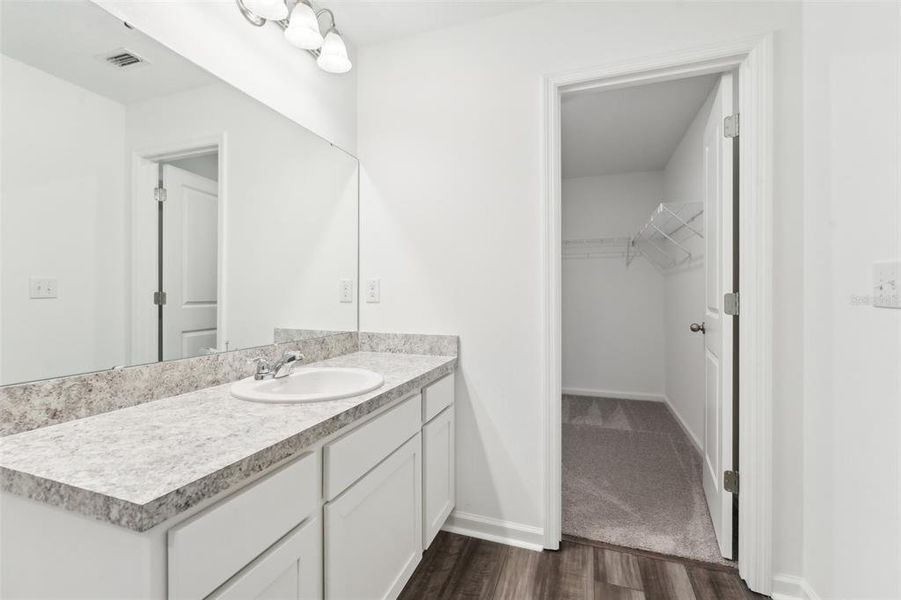 Furnished interior view inside a new home in Vista Walk, Dade City (Image 7).