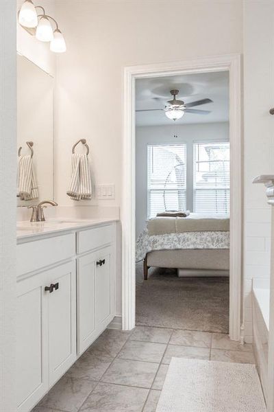 Furnished interior view inside a new home in Pecan Square, Northlake (Image 10).