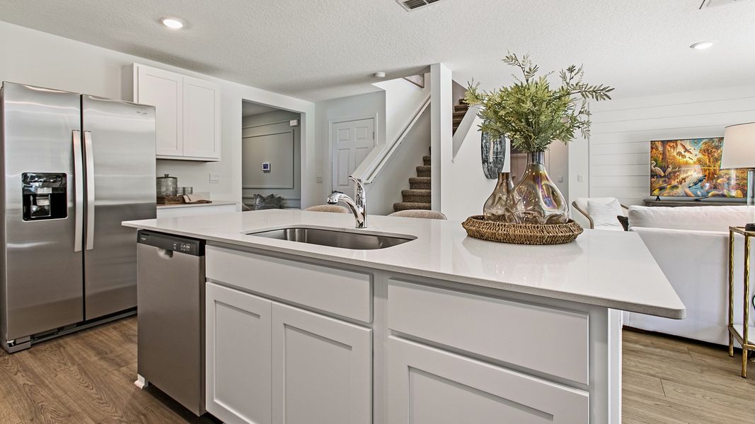 Furnished interior view inside a new home in Copes Landing, Jacksonville (Image 10). Furnished interior view inside a new home in Copes Landing, Jacksonville (Image 10).