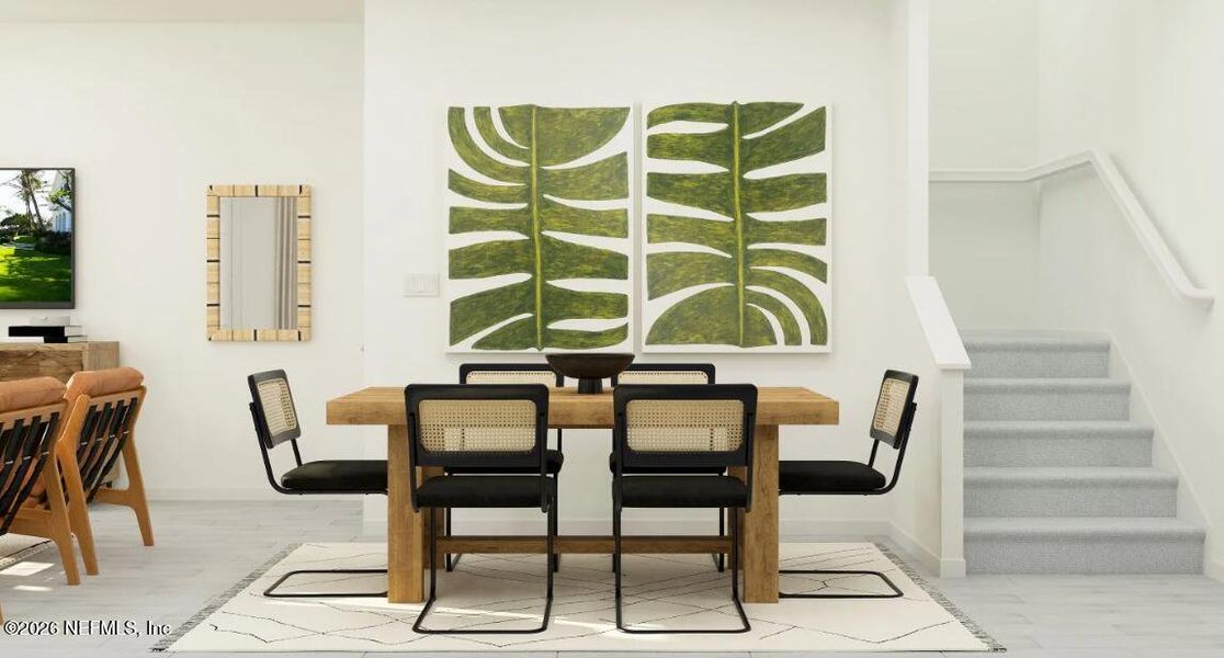 Furnished interior view inside a new home in Cove at Southwood, Jacksonville (Image 6).