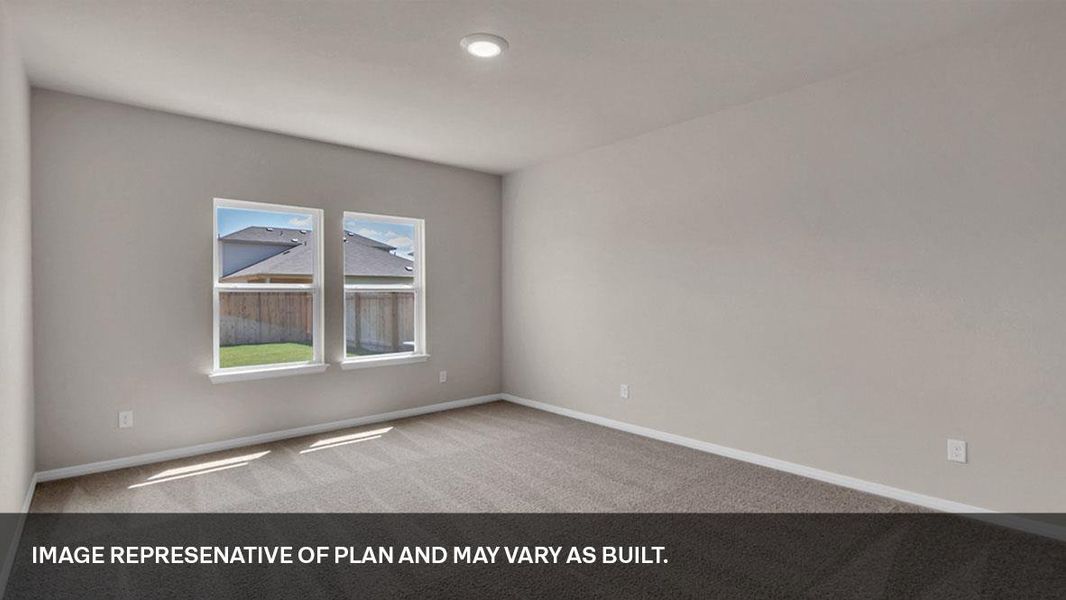 Spacious, unfurnished interior of a new home in Rosenbusch Ranch, Leander (Image 9).