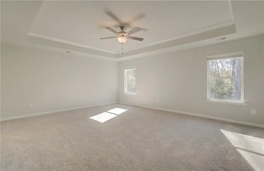 Spacious, unfurnished interior of a new home in Bowers Farm, McDonough (Image 24). Spacious, unfurnished interior of a new home in Bowers Farm, McDonough (Image 24).