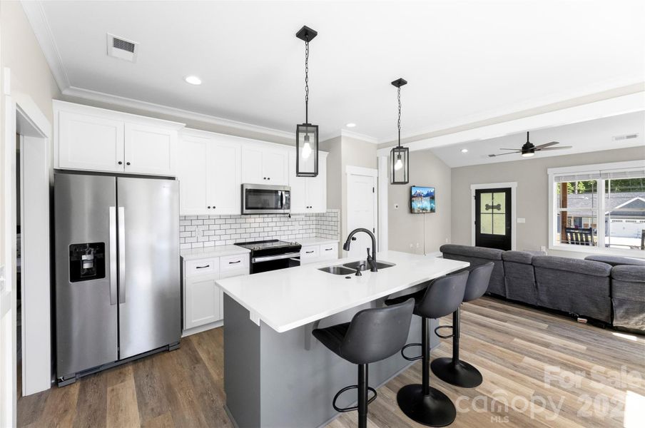 Furnished interior view inside a new home in , Albemarle (Image 16).