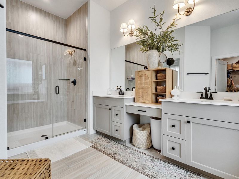 Furnished interior view inside a new home in , Katy (Image 28).