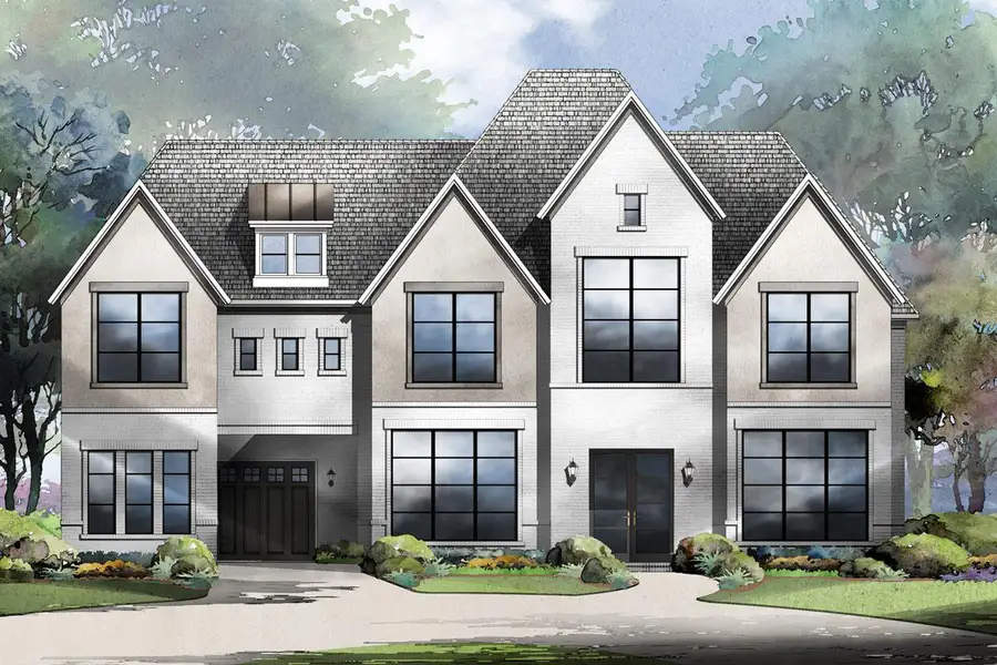 Representative exterior photo of a completed home built from the Grand Silverleaf by Grand Homes in Grand Oaks, Celina, TX (Image 25).