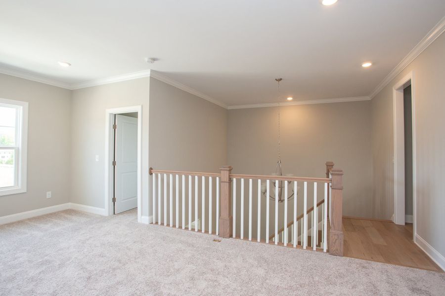 Representative unfurnished interior of a home built from the Statesville by Caruso Homes in Sauls Landing, Zebulon (Image 102). Representative unfurnished interior of a home built from the Statesville by Caruso Homes in Sauls Landing, Zebulon (Image 102).