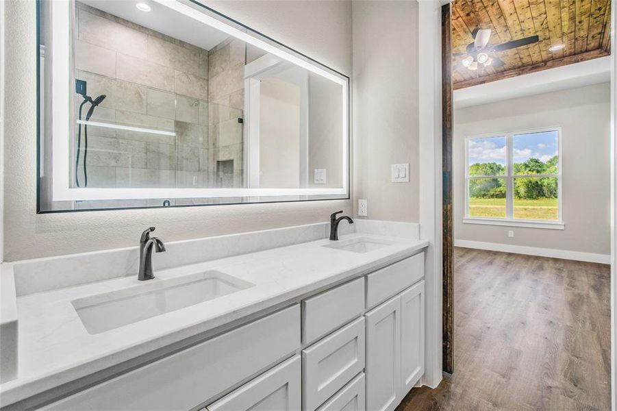 Furnished interior view inside a new home in , Wills Point (Image 4).