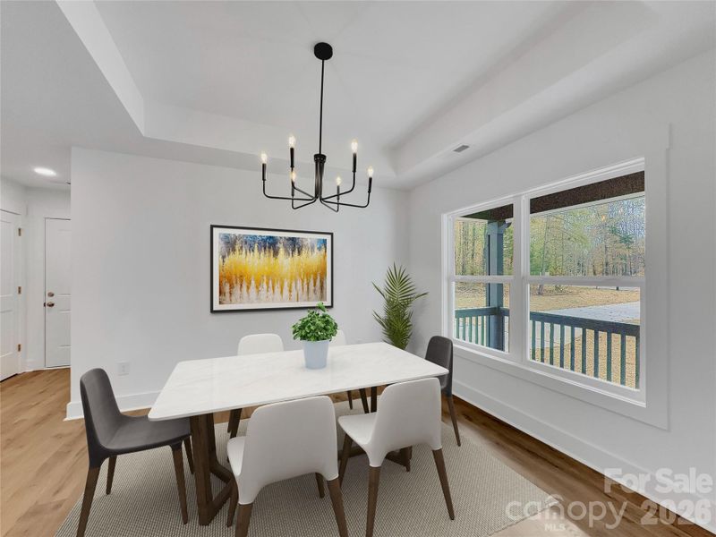 Dining room *virtually staged Dining room *virtually staged
