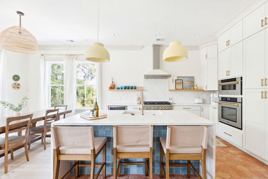 Furnished interior view inside a new home in , Folly Beach (Image 52).