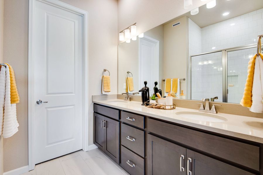 Furnished interior view inside a new home in Westside Crossing, Berthoud (Image 23).