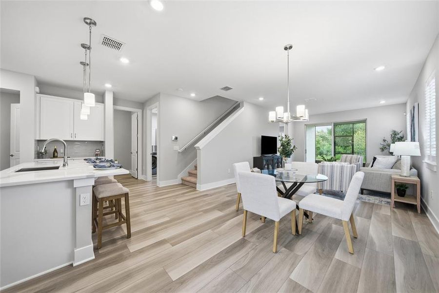 Furnished interior view inside a new home in , Wesley Chapel (Image 10).