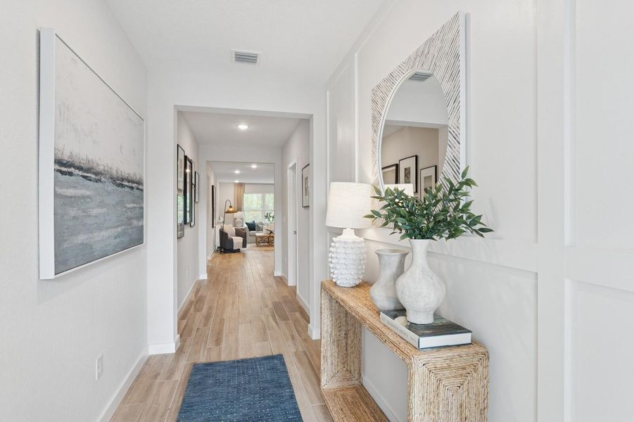 Furnished interior view inside a new home in , Port St. Lucie (Image 41).