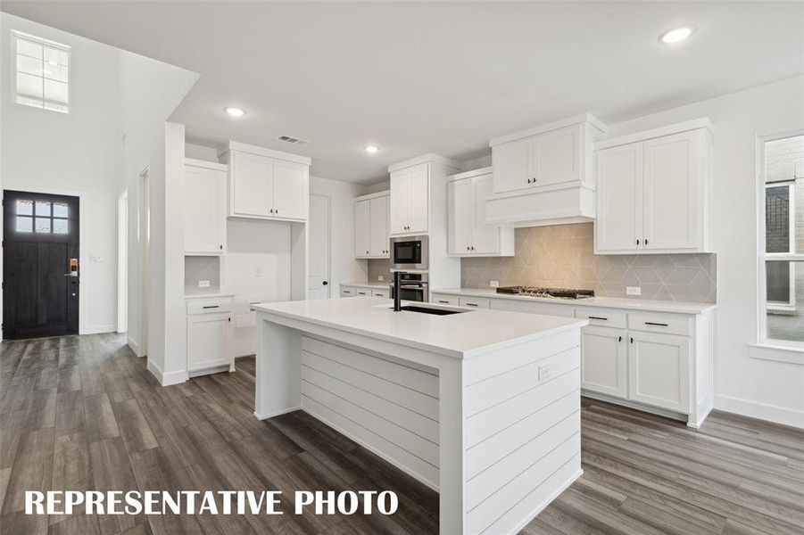 No shortage of storage or prep space in this dream kitchen! REPRESENTATIVE PHOTO No shortage of storage or prep space in this dream kitchen! REPRESENTATIVE PHOTO