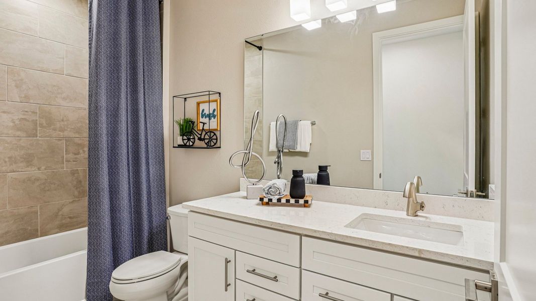 The Oleander Bathroom by DRB Homes in Jacksonville, FL