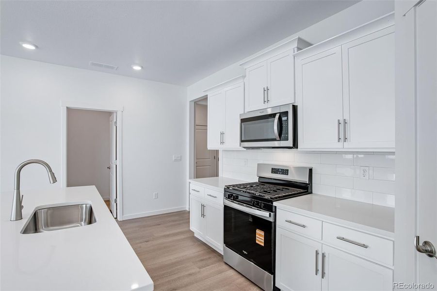 Furnished interior view inside a new home in Ridge at Johnstown, Johnstown (Image 11).