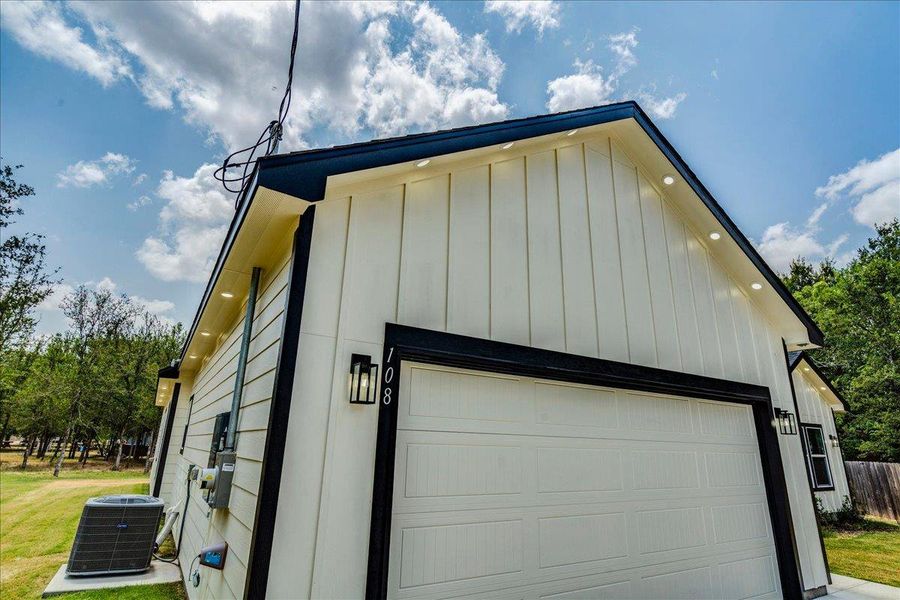 Exterior details and patio area of a home in , Bastrop (Image 26).