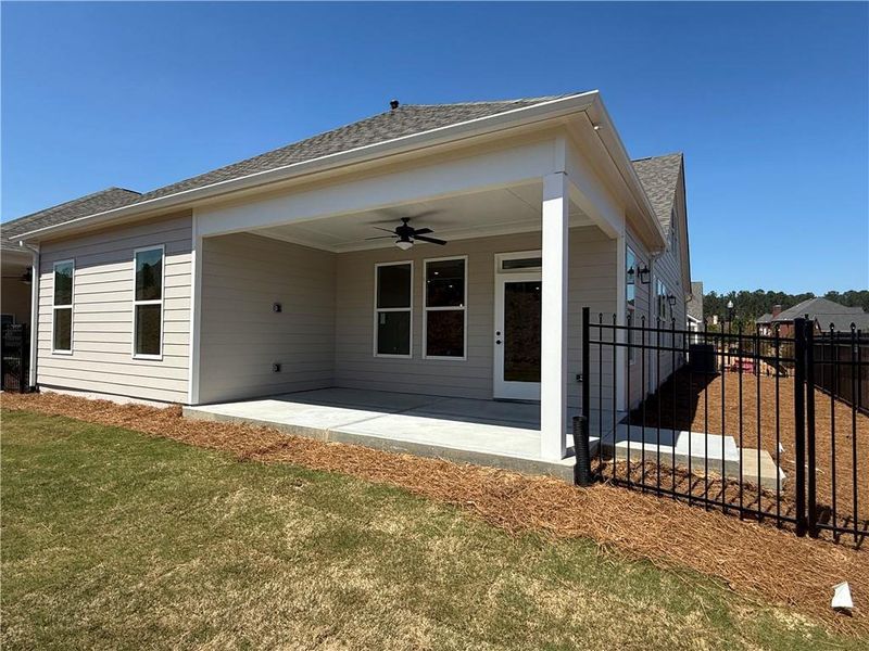 Exterior details and patio area of a home in Echols Farm, Hiram (Image 22). Exterior details and patio area of a home in Echols Farm, Hiram (Image 22).
