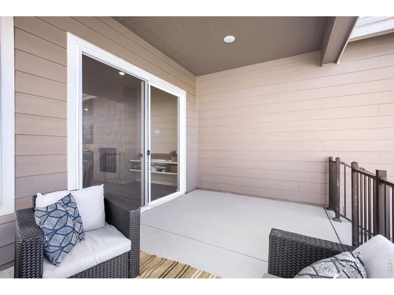 Exterior details and patio area of a home in , Fort Collins (Image 25).