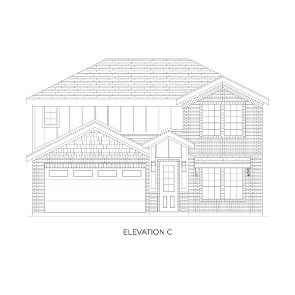 Representative rendering of the exterior for the Reagan Select F by First Texas Homes (Image 10).