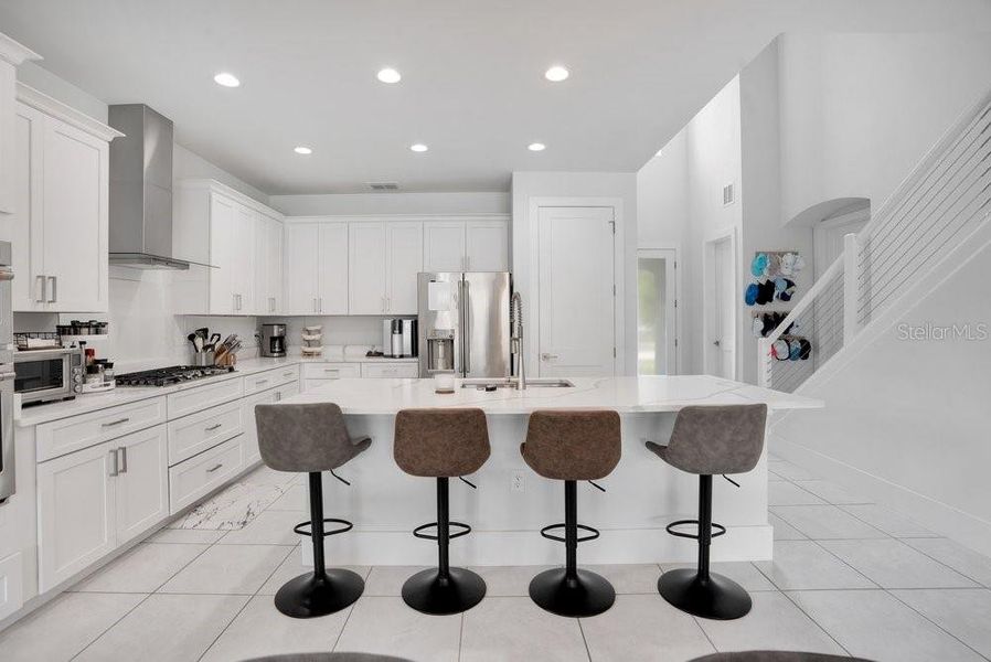 Furnished interior view inside a new home in , Reunion (Image 29).