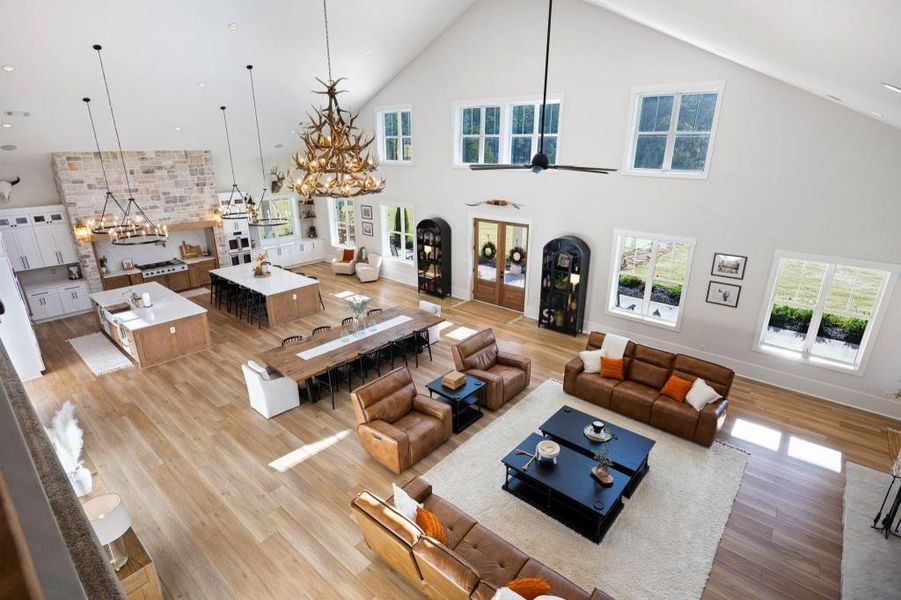 Furnished interior view inside a new home in , Rydal (Image 74).