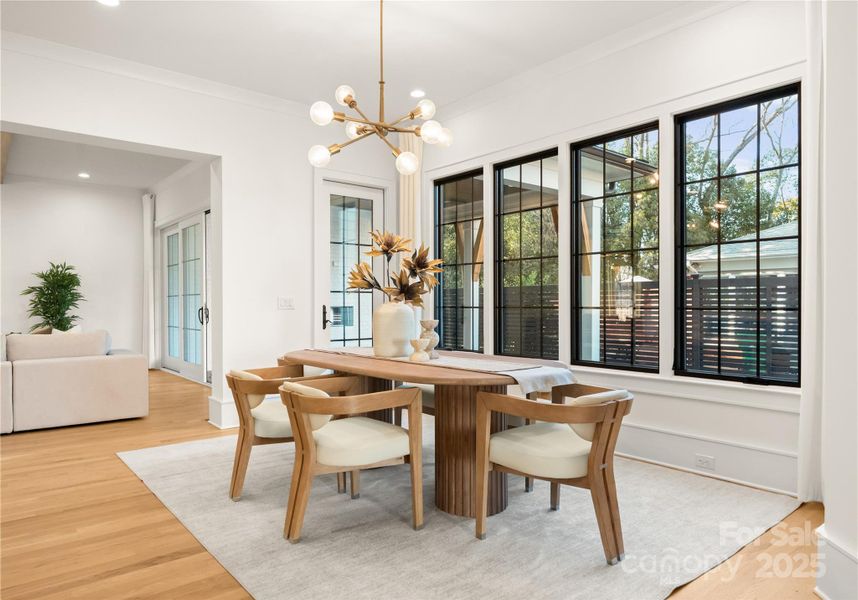 Furnished interior view inside a new home in , Charlotte (Image 18).