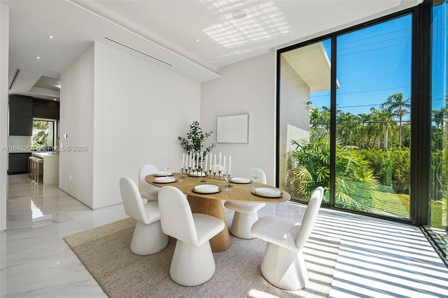 Furnished interior view inside a new home in , Miami Beach (Image 19). Furnished interior view inside a new home in , Miami Beach (Image 19).