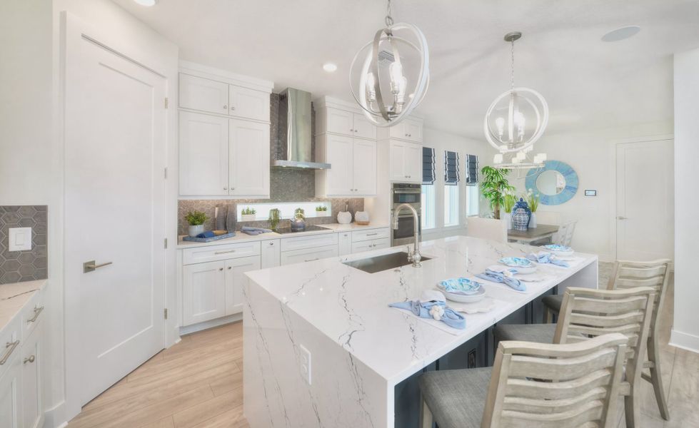 Furnished interior view inside a new home in Persimmon Park, Wesley Chapel (Image 12).